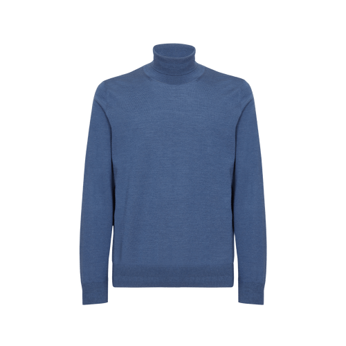 Classical smoke blue turtle neck sweater,fine weaving Classical smoke blue turtle neck sweater,fine weaving