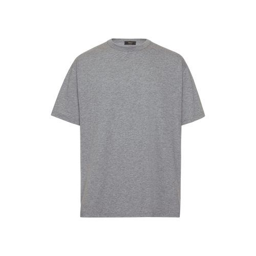 Grey T-shirt, embroidery "ZILLI Lettering", "Sculptural landscapes" printed pattern Grey T-shirt, embroidery "ZILLI Lettering", "Sculptural landscapes" printed pattern