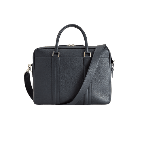 Blue Navy briefcase with shoulder strap, 'Travel Weekender' Blue Navy briefcase with shoulder strap, 'Travel Weekender'