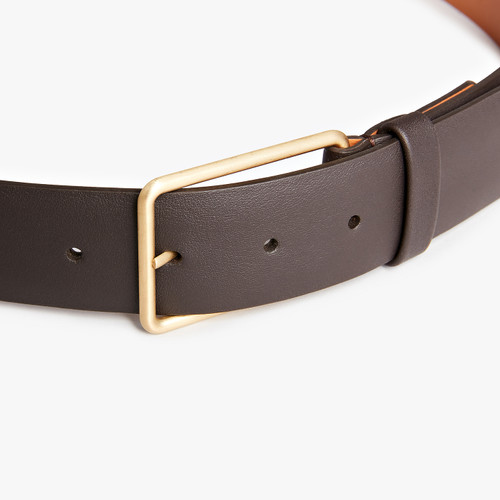 Brown belt, 35mm, "Simple Wire" buckle