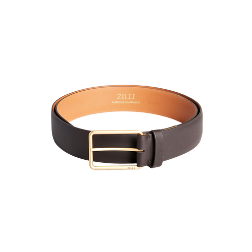 Brown belt, 35mm, "Simple Wire" buckle