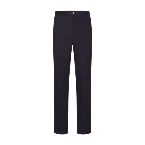 Blue navy knit pants, "Zilli Letters"