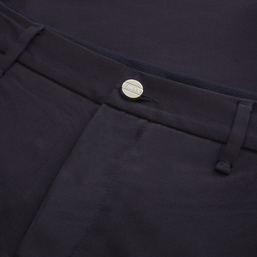 Blue navy knit pants, "Zilli Letters"