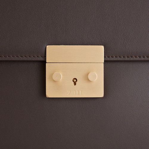 Brown classic briefcase