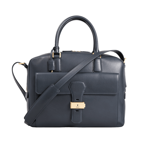 Blue navy contemporary briefcase