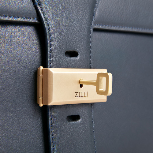 Blue navy contemporary briefcase