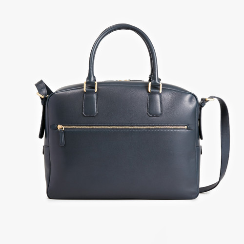 Blue navy contemporary briefcase