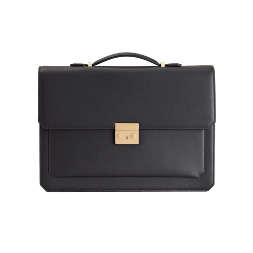 Black classic briefcase