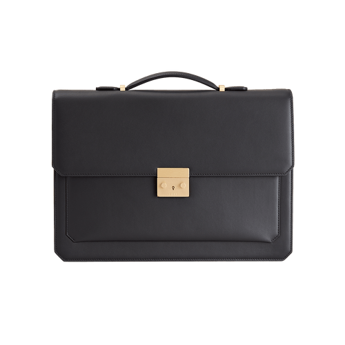 Black classic briefcase