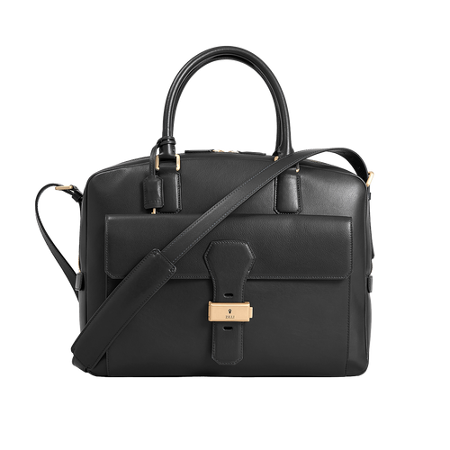 Black contemporary briefcase
