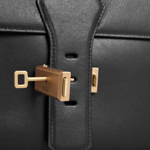 Black contemporary briefcase