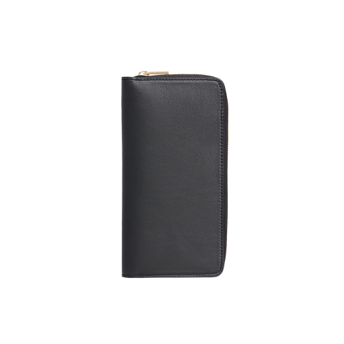 Black zipped organizer