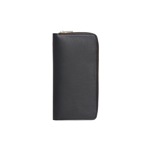 Black zipped organizer