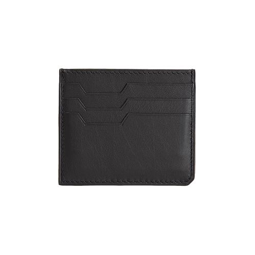 Black calfskin CC7 credit card holder