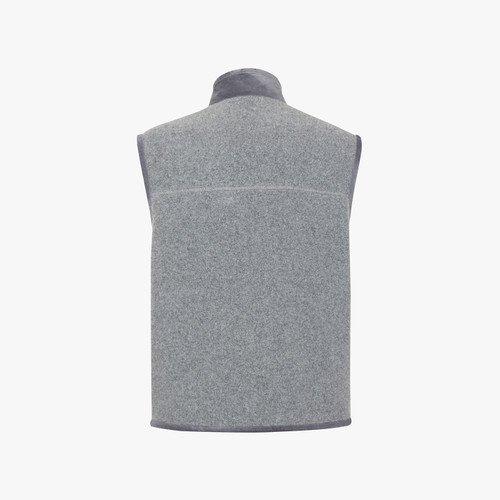 Slate gray sleeveless mountain gilet