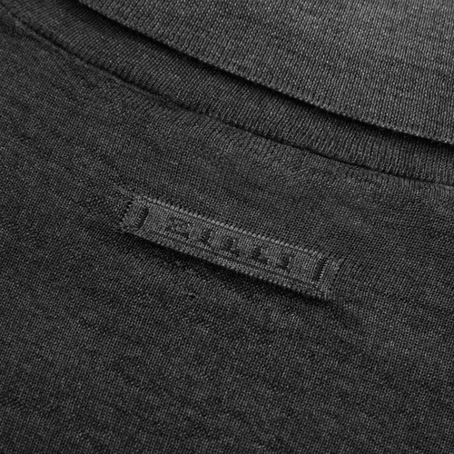 Black turtleneck sweater, ZILLI Jacquard lettering