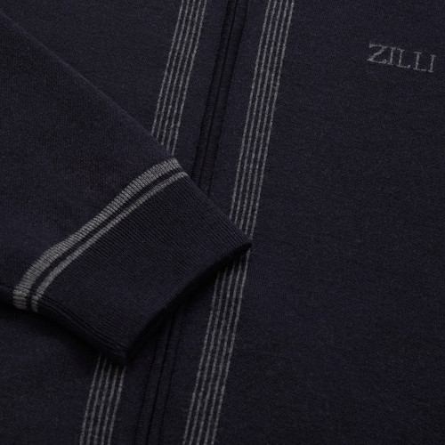 Dark navy jogging sweater, "Lion Sport"