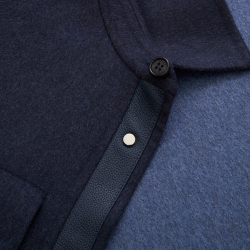 Dark navy double overshirt 