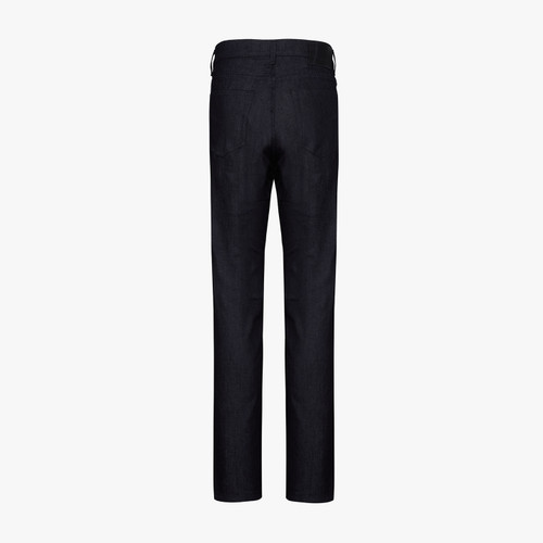 Dark navy regular fit 5 pockets jeans, crocodile detail