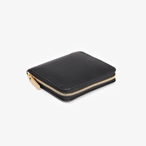 Black zip around wallet, small size Black zip around wallet, small size
