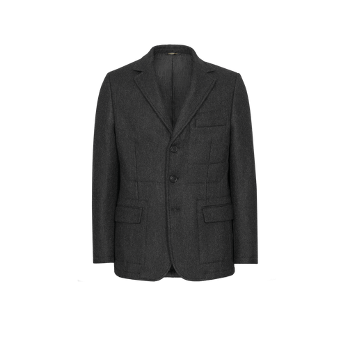 Black "London" Jacket, whole lined, three buttons