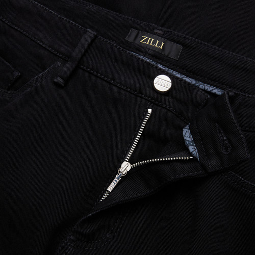 Black jeans "denim stretch", 5 pockets, slim fit