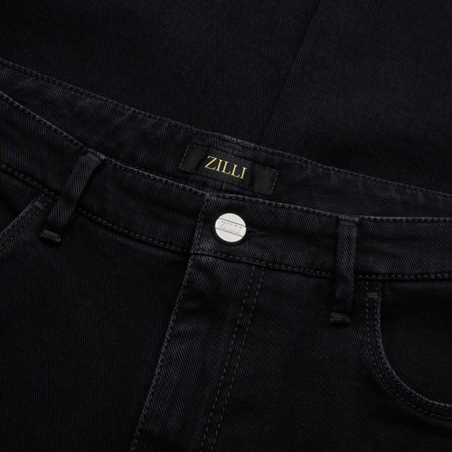 Anthracite grey jeans "denim stretch", 5 pockets, slim fit