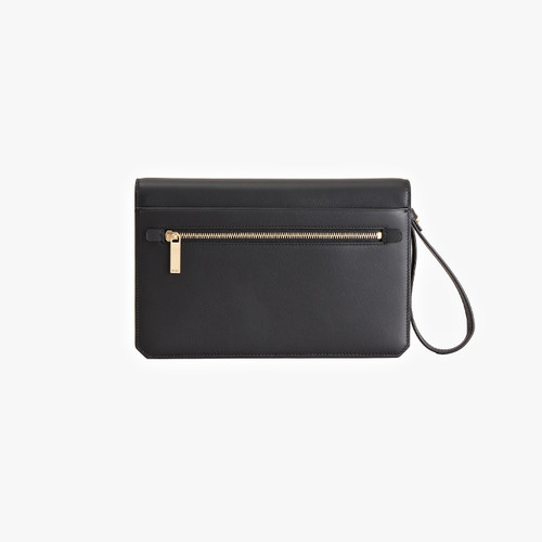 Pochette en veau noir, "Classic Business" Pochette en veau noir, "Classic Business"