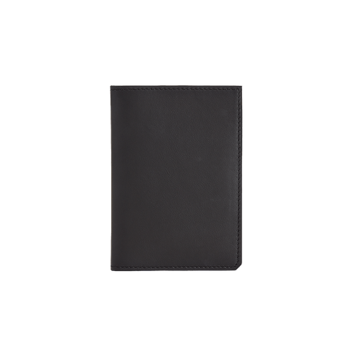 Black Passport holder, "Zilli Satin Brass"