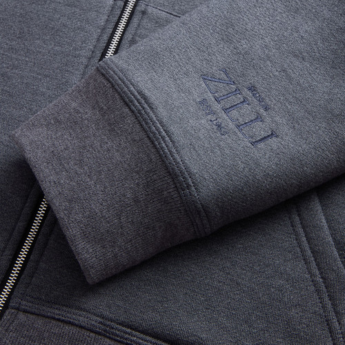 Smoke Grey Jogging Set, Hooded Sweater