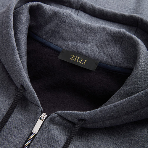 Smoke Grey Jogging Set, Hooded Sweater