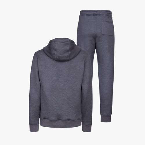 Smoke Grey Jogging Set, Hooded Sweater