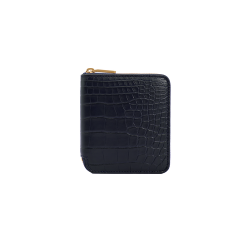 Blue Navy zip around wallet, small size Blue Navy zip around wallet, small size