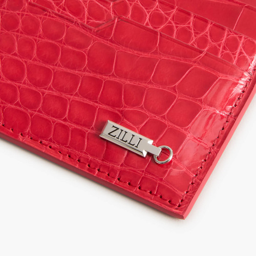 Red Bubble alligator CC7 credit card holder