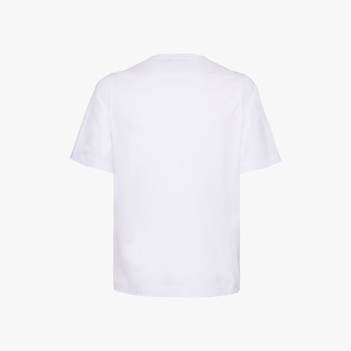 T-Shirt blanc, broderie " Snake