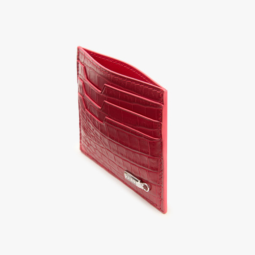 Ruby crocodile CC7 credit card holder