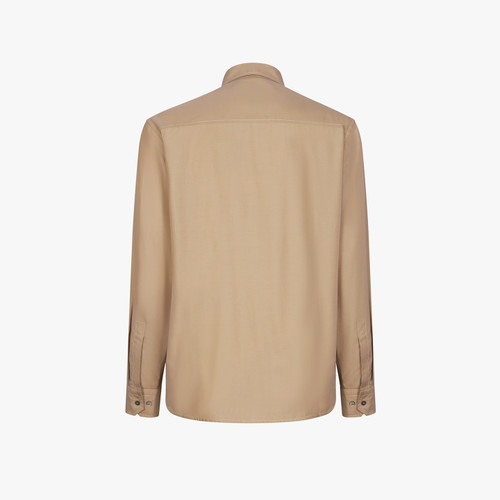 Pale camel classic shirt, two pockets Pale camel classic shirt, two pockets