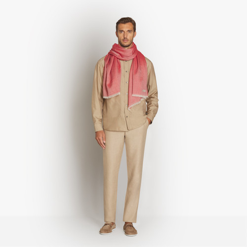 Pale camel classic shirt, two pockets