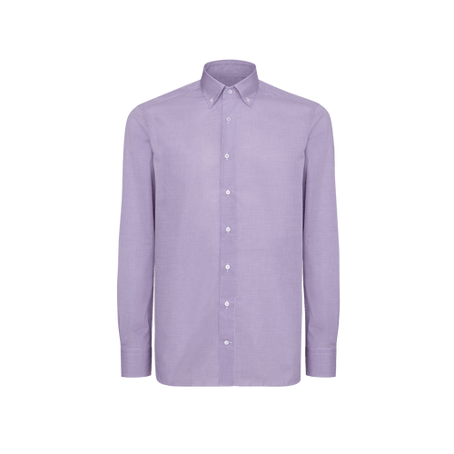 Deep magenta classic shirt, button-down collar Deep magenta classic shirt, button-down collar