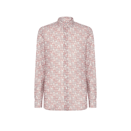 Natural white classic shirt, "ZILLI" monogram  Natural white classic shirt, "ZILLI" monogram