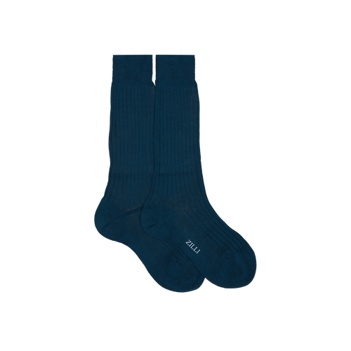 Night Forest mid-calf socks in cotton