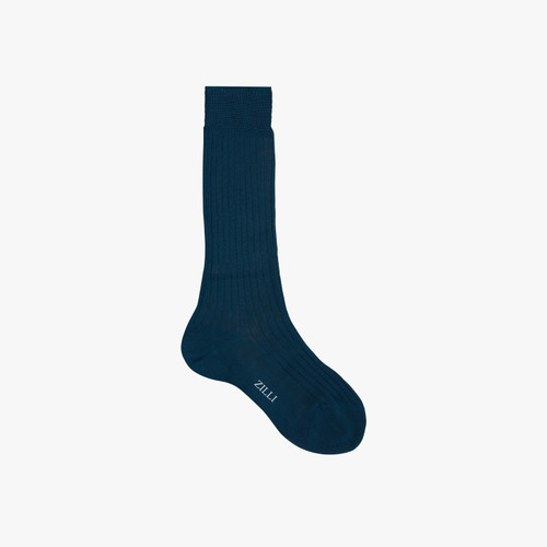 Night Forest mid-calf socks in cotton
