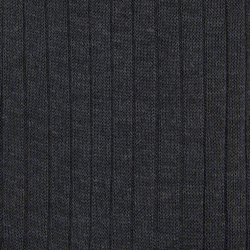 Smoke Grey mid-calf socks in cotton