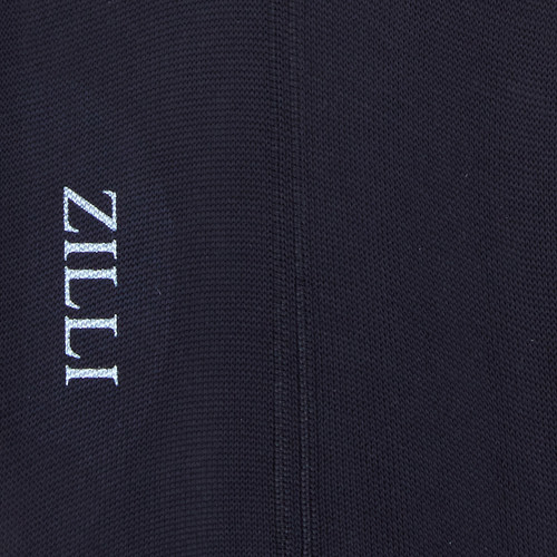 Dark Navy mid-calf socks in silk