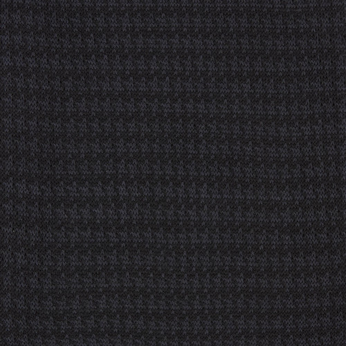 Black mid-calf striped socks in cotton