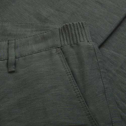 Deep military trousers, slim fit, "ZILLI" lettering