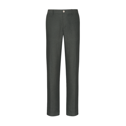 Deep military trousers, slim fit, "ZILLI" lettering