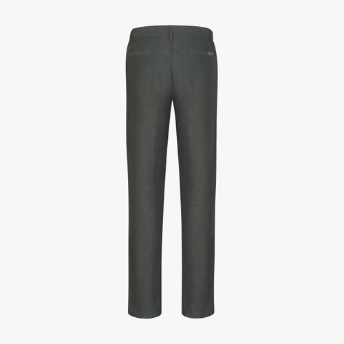 Deep military trousers, slim fit, "ZILLI" lettering