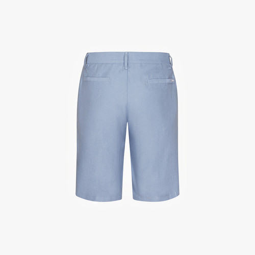 Blue sky bermuda shorts, slim fit, "ZILLI" lettering