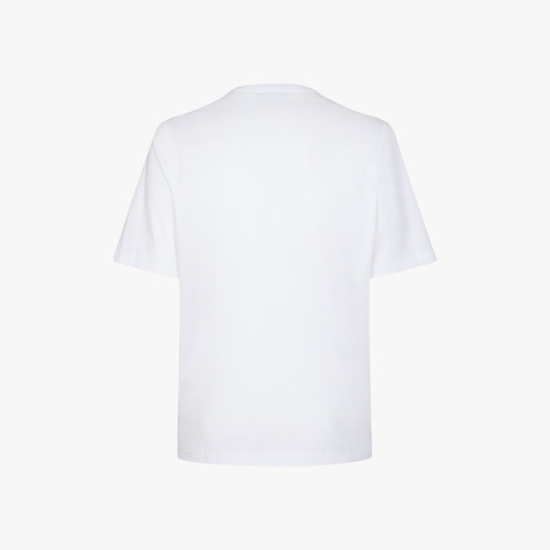 T-shirt blanc, broderie "Maison ZILLI EST 1965" 